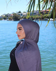 Premium Jersey Hijab - Steel