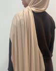 Premium Jersey Hijab - Sand