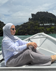Premium Jersey Hijab - Platinum