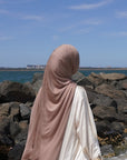 Kahve Premium Jersey Hijab