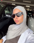 Premium Jersey Hijab - Platinum